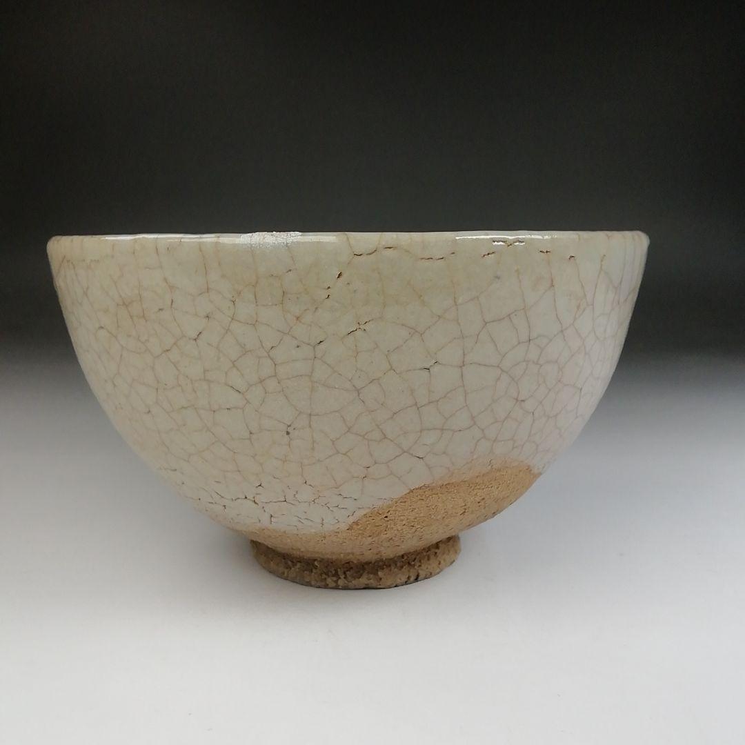E-Karatsu Painted Tea Bowl by Nakazato Shigetoshi - Iron Brushwork Chawan