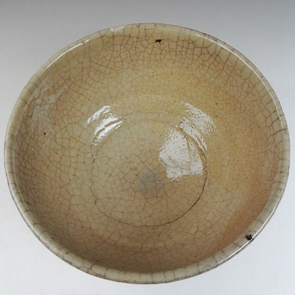 E-Karatsu Painted Tea Bowl by Nakazato Shigetoshi - Iron Brushwork Chawan