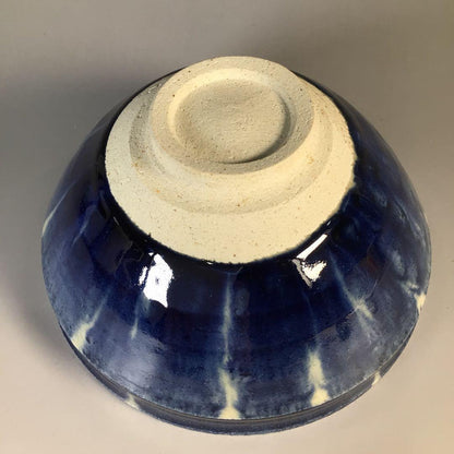 Ko-Sometsuke Tenmoku Tea Bowl by Kato Mineo - Sempo Kiln Blue Chawan with Signed Box