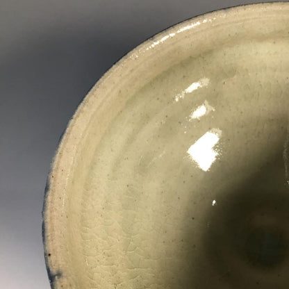 Ko-Sometsuke Tenmoku Tea Bowl by Kato Mineo - Sempo Kiln Blue Chawan with Signed Box