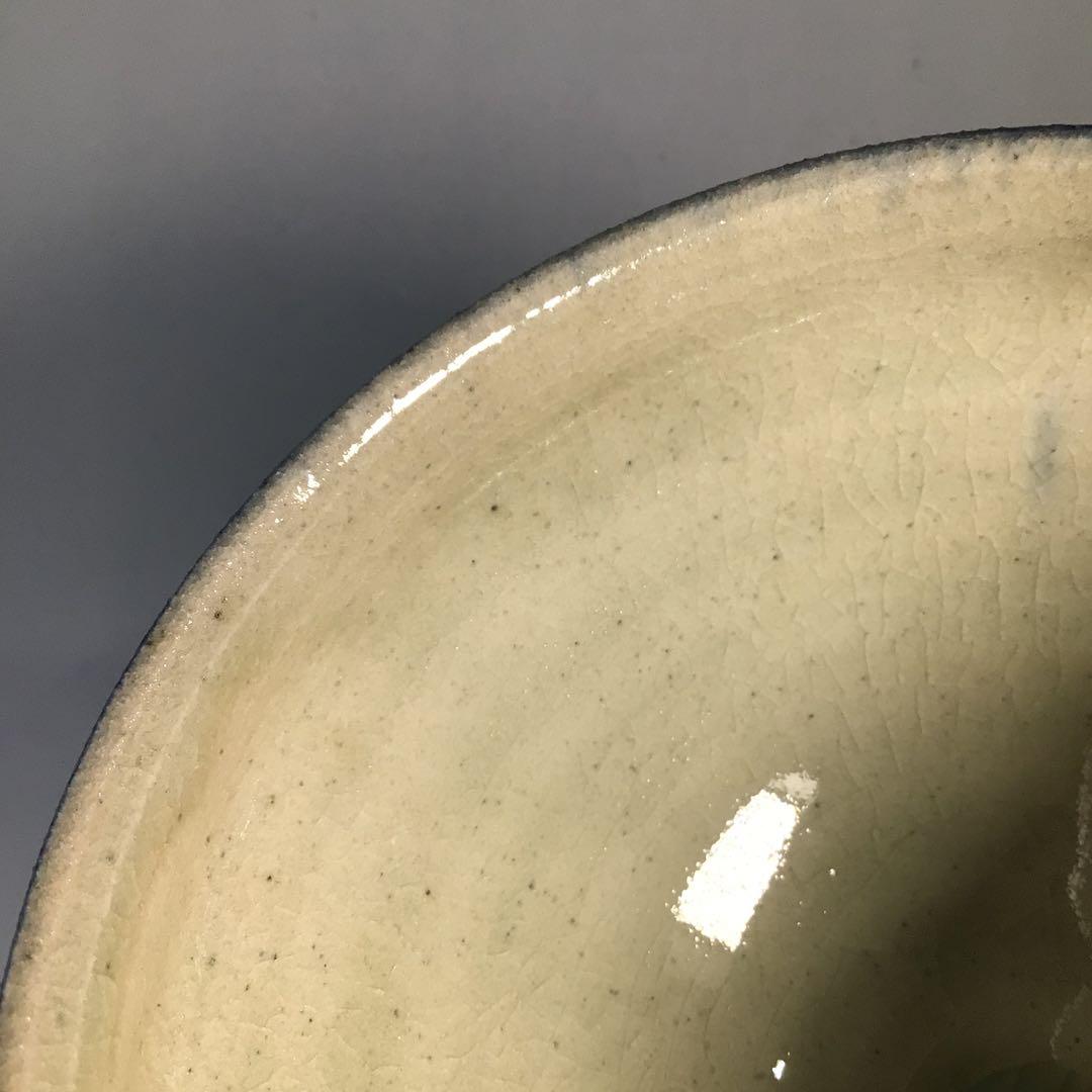 Ko-Sometsuke Tenmoku Tea Bowl by Kato Mineo - Sempo Kiln Blue Chawan with Signed Box