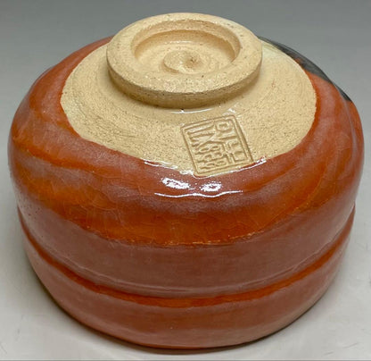 Sasaki Shoraku Aka-Raku Tea Bowl - Mei Tokiwa Daitoku-ji Inscription