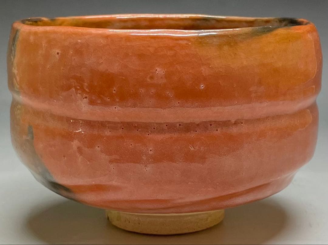 Sasaki Shoraku Aka-Raku Tea Bowl - Mei Tokiwa Daitoku-ji Inscription