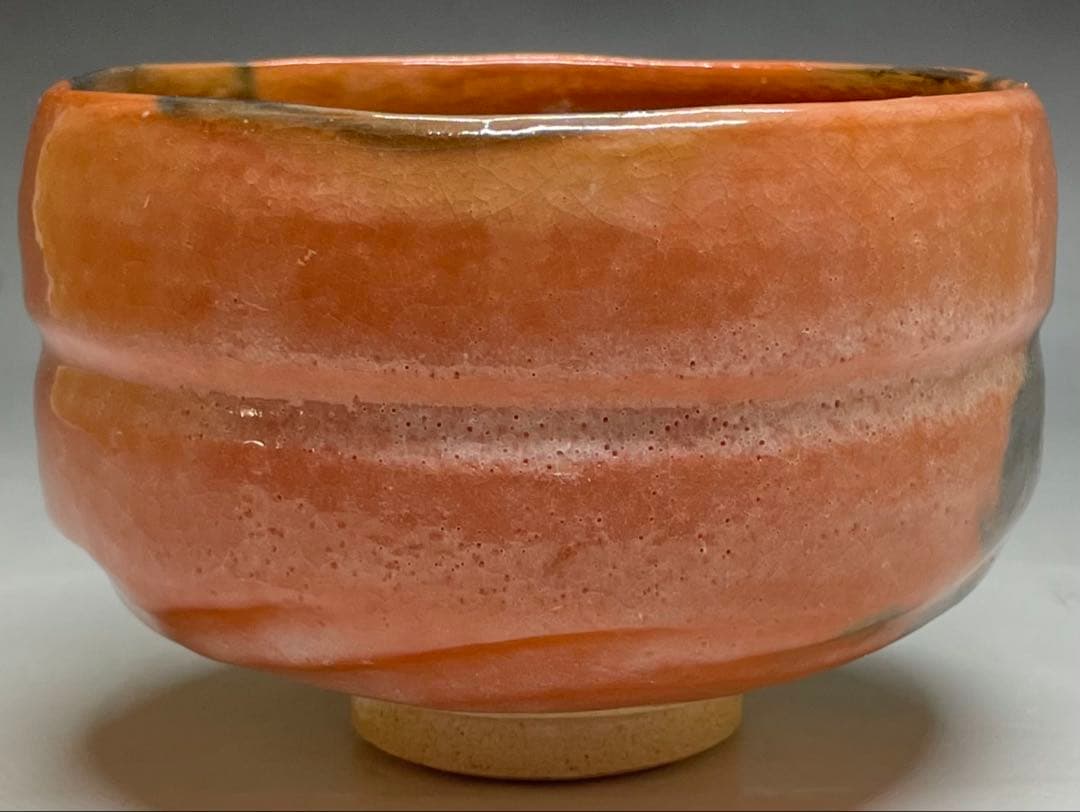 Sasaki Shoraku Aka-Raku Tea Bowl - Mei Tokiwa Daitoku-ji Inscription