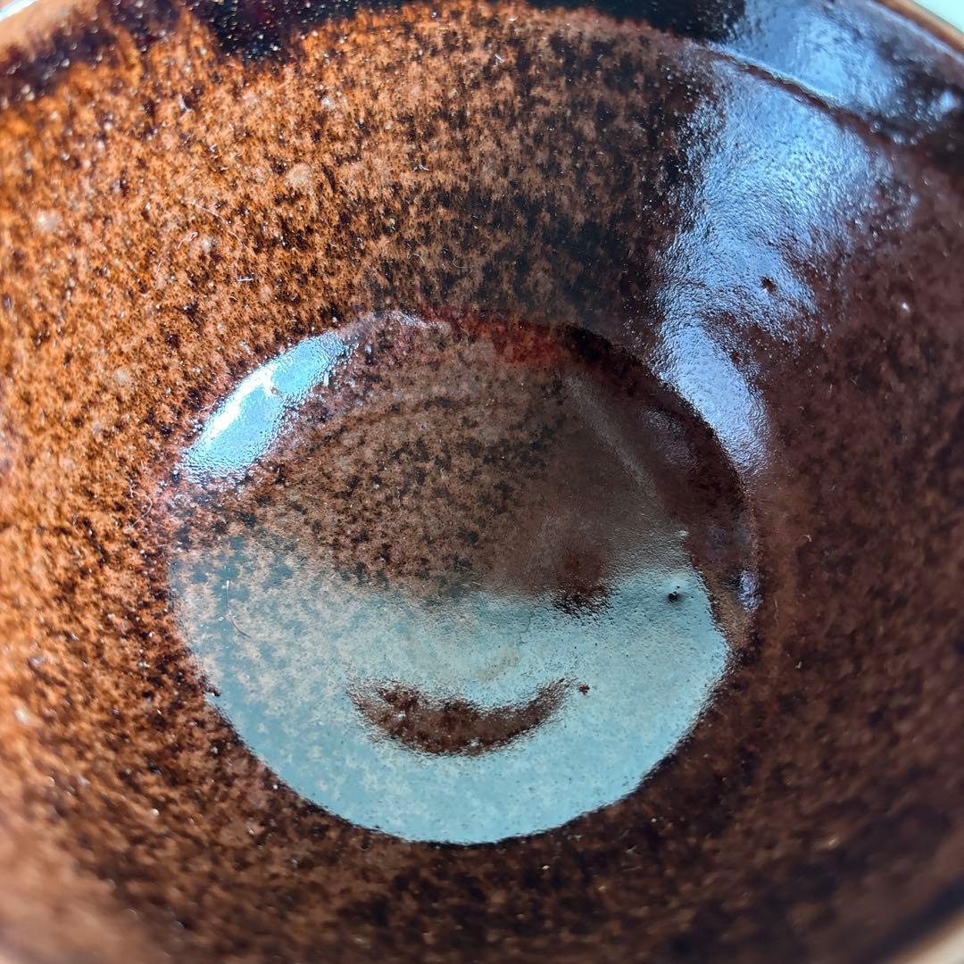 Zeze-yaki Akae Annan-utsushi — Yogaien, Seigaiha Wave Motif, Tomobako | Tea Bowl