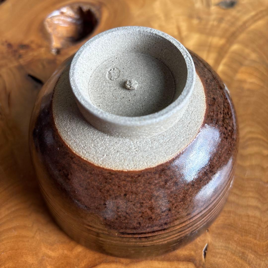 Zeze-yaki Akae Annan-utsushi — Yogaien, Seigaiha Wave Motif, Tomobako | Tea Bowl
