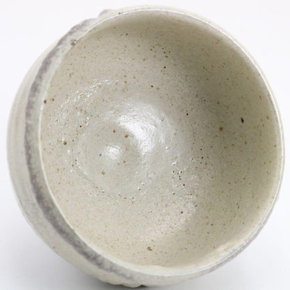 Tamba Tachikui Ash Glaze Matcha Chawan named Hakuu, Box Signed by Tea Master Hisada Soya