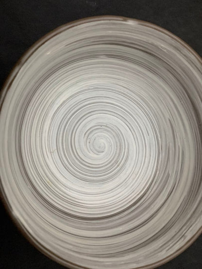 Plum Blossom Kashiki Bowl by Izumi - Japanese Confectionery Dish with Brushwork Design