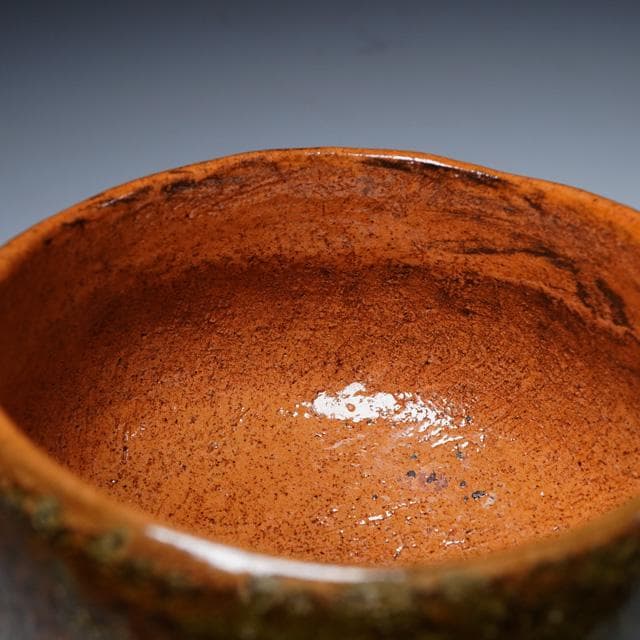 Ohi Toshiro X Chozaemon Amber Glaze Chawan with Kiln Variation