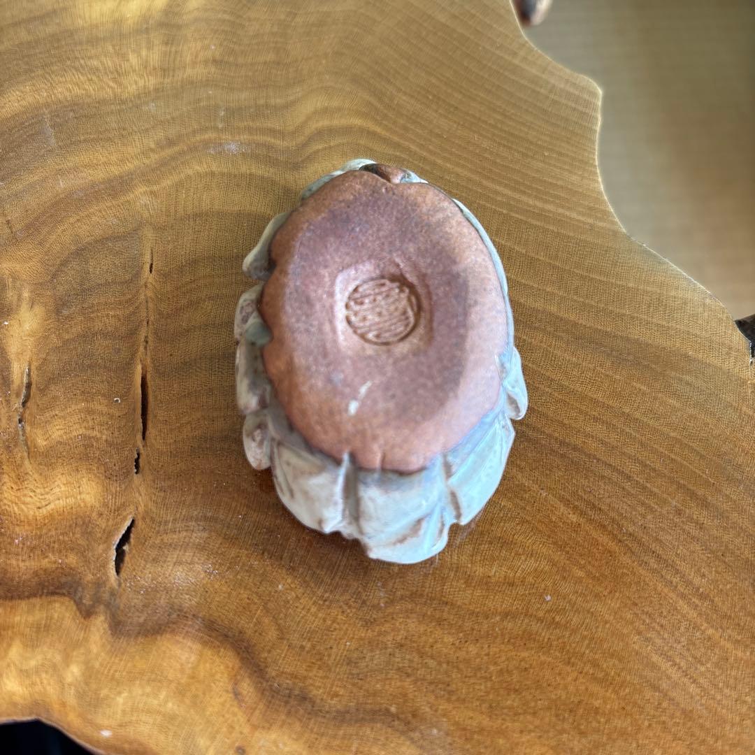 Notomi Touun Hagi Ware Pine Cone Kogo — Sculptural Matsukasa Form, Tomobako | 納富鳥雲造 萩焼松笠香合