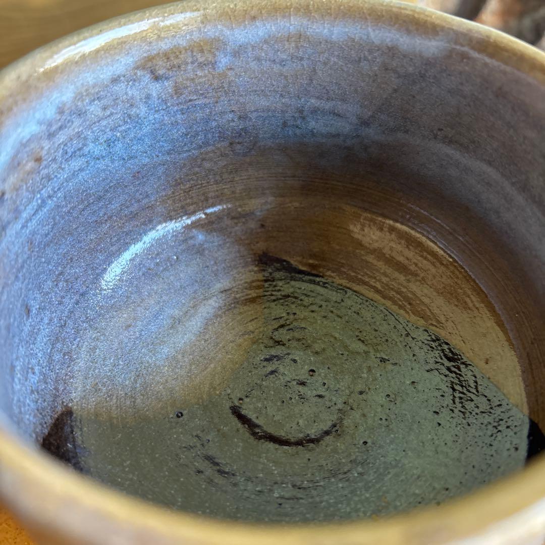 Shonzui-Style Kushira Chawan from Jingdezhen Kiln - Japanese Matcha Bowl with White Glaze Drip Keshiki and Signed Box