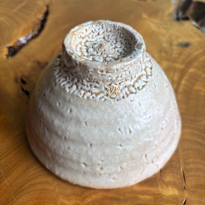 Hagi Ware Chawan — Artist Piece, Soft Pink Glaze, Signed Box