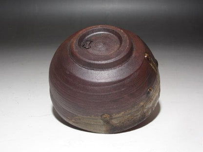 Bizen Tea Bowl 'Sennen' by Kaneshige Toyo, Living National Treasure, Inscribed by Urasenke Tantansai XIV, Hidasuki Chawan with Original Tomobako