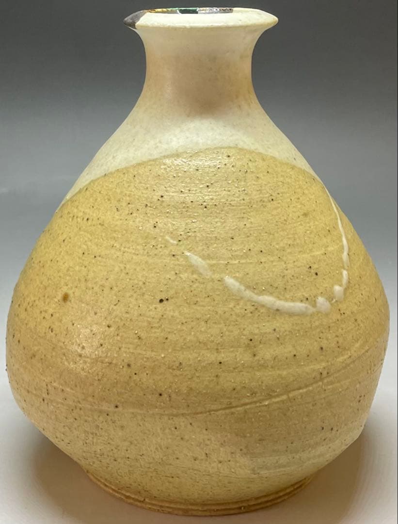 Shinsho-ji Tozu Kiln Vase by Fujimoto Akinari | Abstract Overglaze Enamel Stoneware