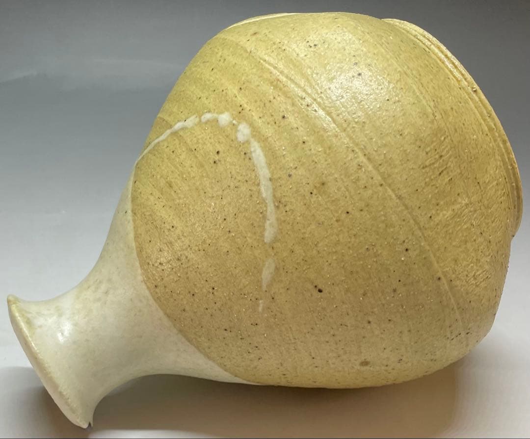 Shinsho-ji Tozu Kiln Vase by Fujimoto Akinari | Abstract Overglaze Enamel Stoneware