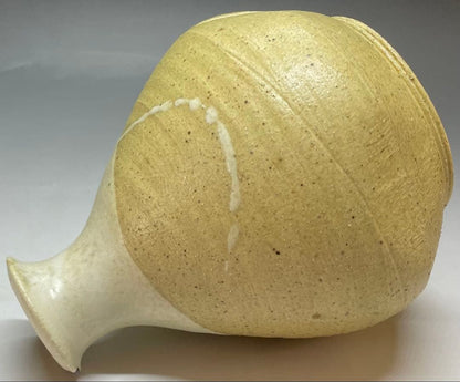 Shinsho-ji Tozu Kiln Vase by Fujimoto Akinari | Abstract Overglaze Enamel Stoneware