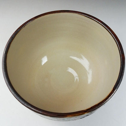 Inuyama Ware Unkin-de Tea Bowl by Ozeki Sakujuro - Cherry Blossom and Maple Chawan