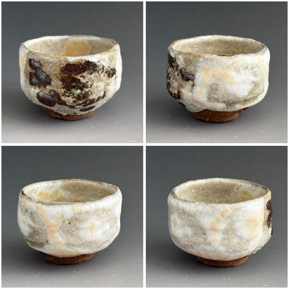 Iron-Painted Turtle Sake Cup by Shimizu Yasutaka - Tetsue Guinomi