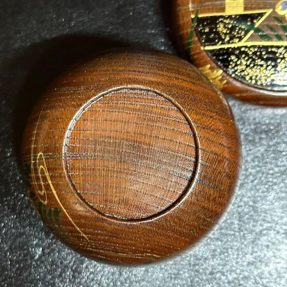 Keyaki Iris Natsume by Tsukishiro Chikura – Japanese Tea Caddy – Raden Art – Japan