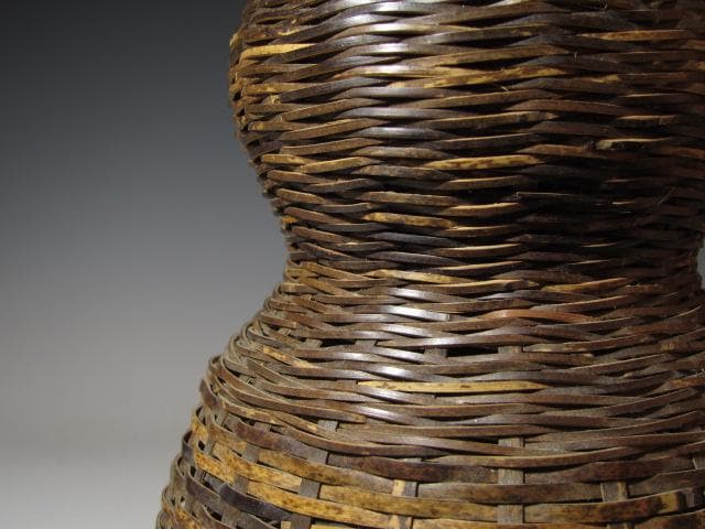 Urasenke Authenticated Bamboo Basket Tangetsu by Rokukansai