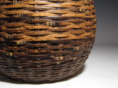 Urasenke Authenticated Bamboo Basket Tangetsu by Rokukansai