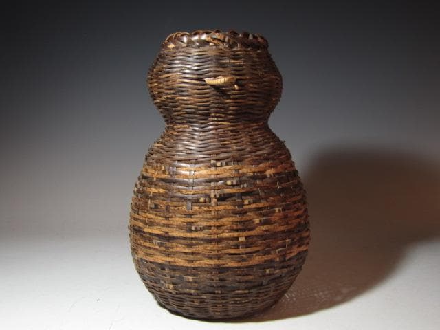 Urasenke Authenticated Bamboo Basket Tangetsu by Rokukansai