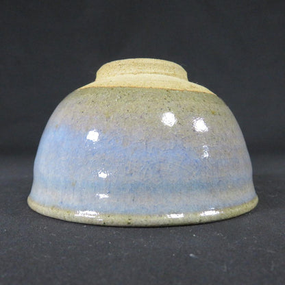 Lavender Blue Glazed Tea Bowl — Shoun-gama Pine Cloud Kiln Chawan with Tomobako