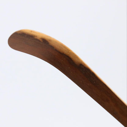 Unno Sōtai Chashaku "An no Tomo" — Susudake Tea Scoop, Matsunaga Gōzan Inscription