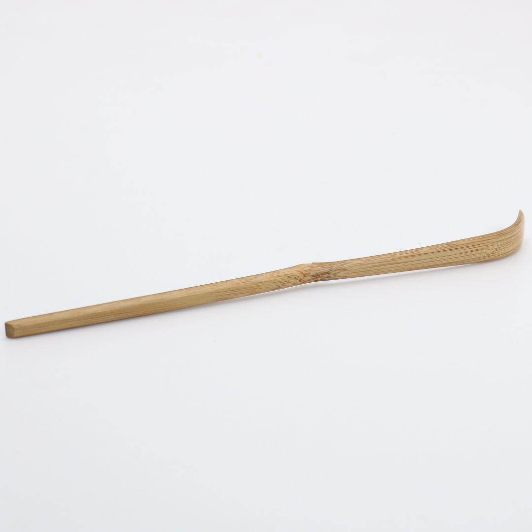 Unno Sōtai Chashaku "An no Tomo" — Susudake Tea Scoop, Matsunaga Gōzan Inscription