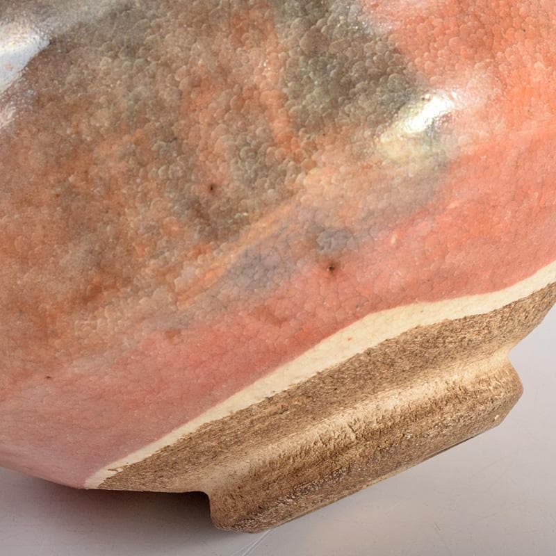 Aka Raku Matcha Bowl Attributed to Raku Ryonyu 9th Generation — Signed Tomobako | Japanese Tea Ceremony Chawan