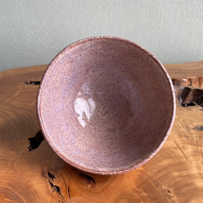 Hagi Ware Tea Bowl by Yoshiga Masao - Pink Glaze Matcha Chawan with Signed Box