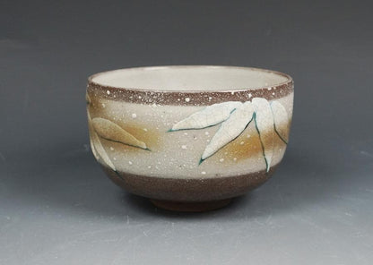 Sugita Shohei — Kenzan-style Snow Bamboo Matcha Bowl, Seikanji Kiln Kyoto