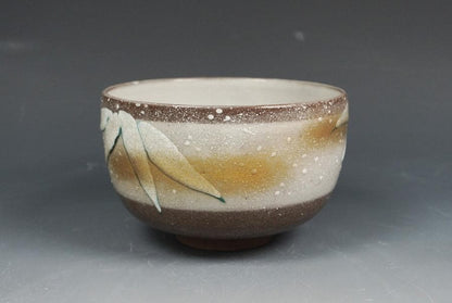 Sugita Shohei — Kenzan-style Snow Bamboo Matcha Bowl, Seikanji Kiln Kyoto