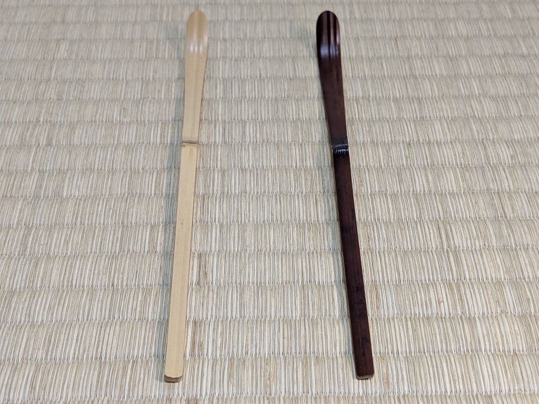 Daitokuji Zen Tea Scoop Set — Onozawa Kankai & Kobayashi Taigen Chashaku Pair