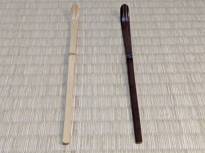 Daitokuji Zen Tea Scoop Set — Onozawa Kankai & Kobayashi Taigen Chashaku Pair