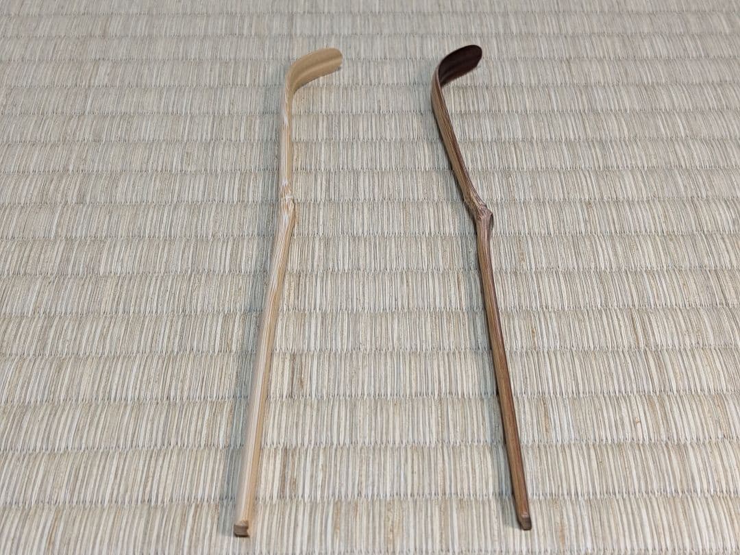 Daitokuji Zen Tea Scoop Set — Onozawa Kankai & Kobayashi Taigen Chashaku Pair