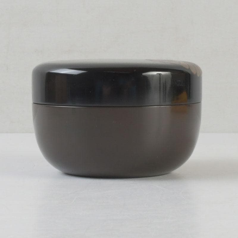 Gold Maki-e Lacquer Hira-Natsume Tea Caddy – Chrysanthemum Paulownia – Yamazaki Joetsu – Japan