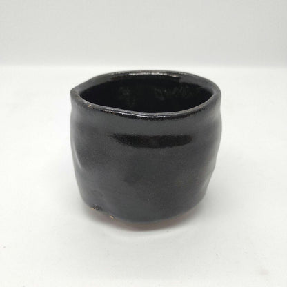 Nanban Chawan by Isaku — Unglazed Yakishime Matcha Bowl, Kagoshima Izaku Kiln, Tomobako