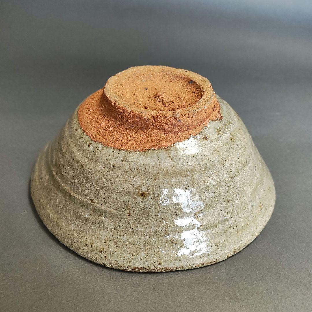 Asai Junsuke Karatsu Tea Bowl - Wide Togasa Form Ash Glazed Chawan