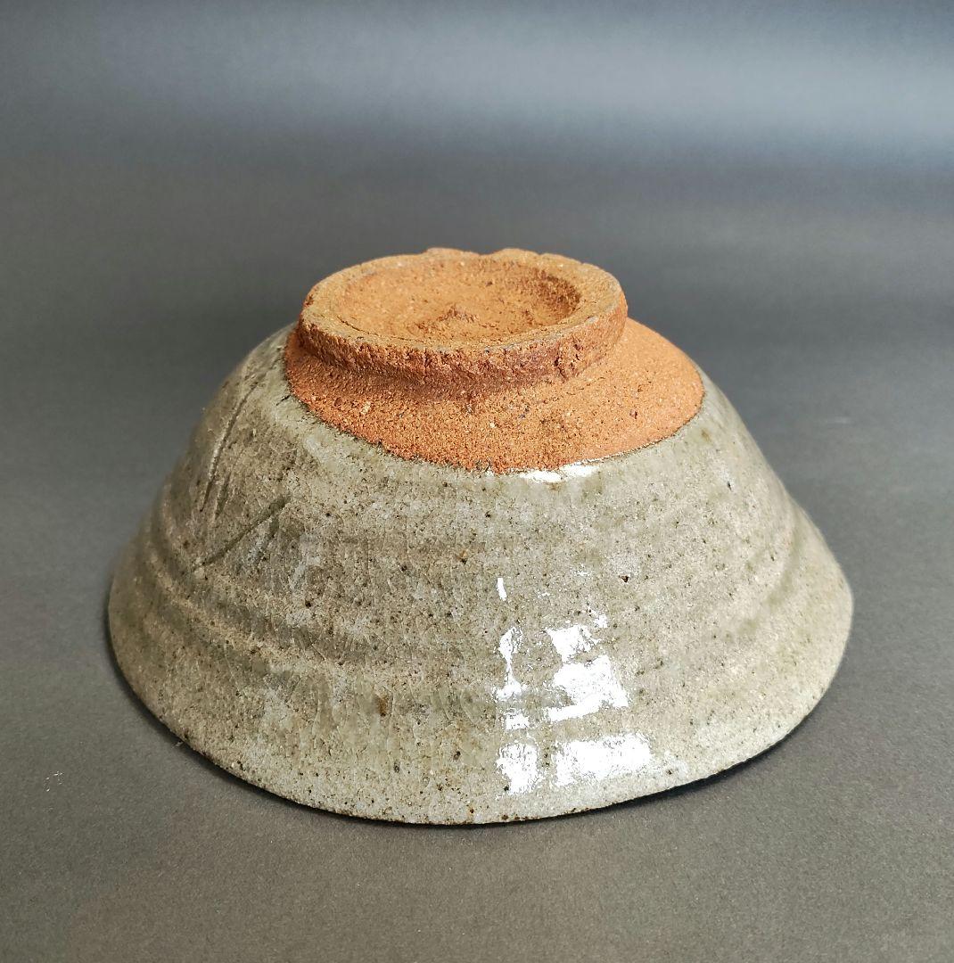 Asai Junsuke Karatsu Tea Bowl - Wide Togasa Form Ash Glazed Chawan