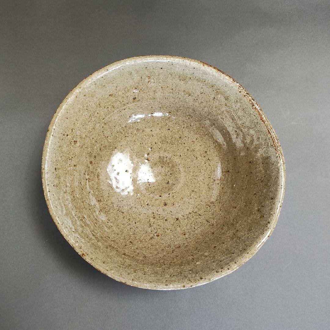 Asai Junsuke Karatsu Tea Bowl - Wide Togasa Form Ash Glazed Chawan