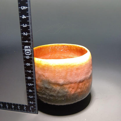 Sasaki Shoraku Raku Chawan 'Toki Akari' Sunset Gradation Tea Bowl