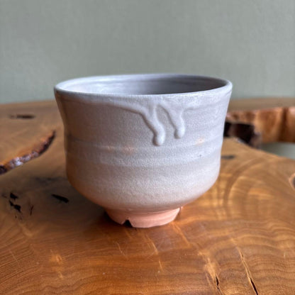 Hagi Ware Chawan — Wari-Kodai Feldspar Glaze, Studio Potter, Signed Tomobako