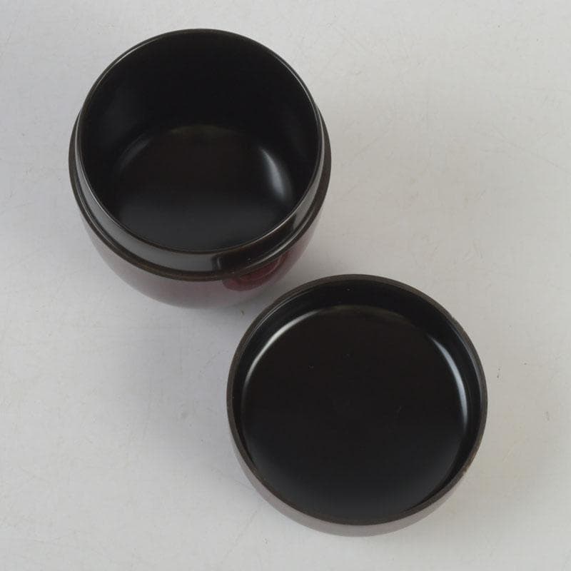 Autumn Grass Natsume by Tanaka Soryo – Japanese Tea Caddy – Raden Lacquer – Japan