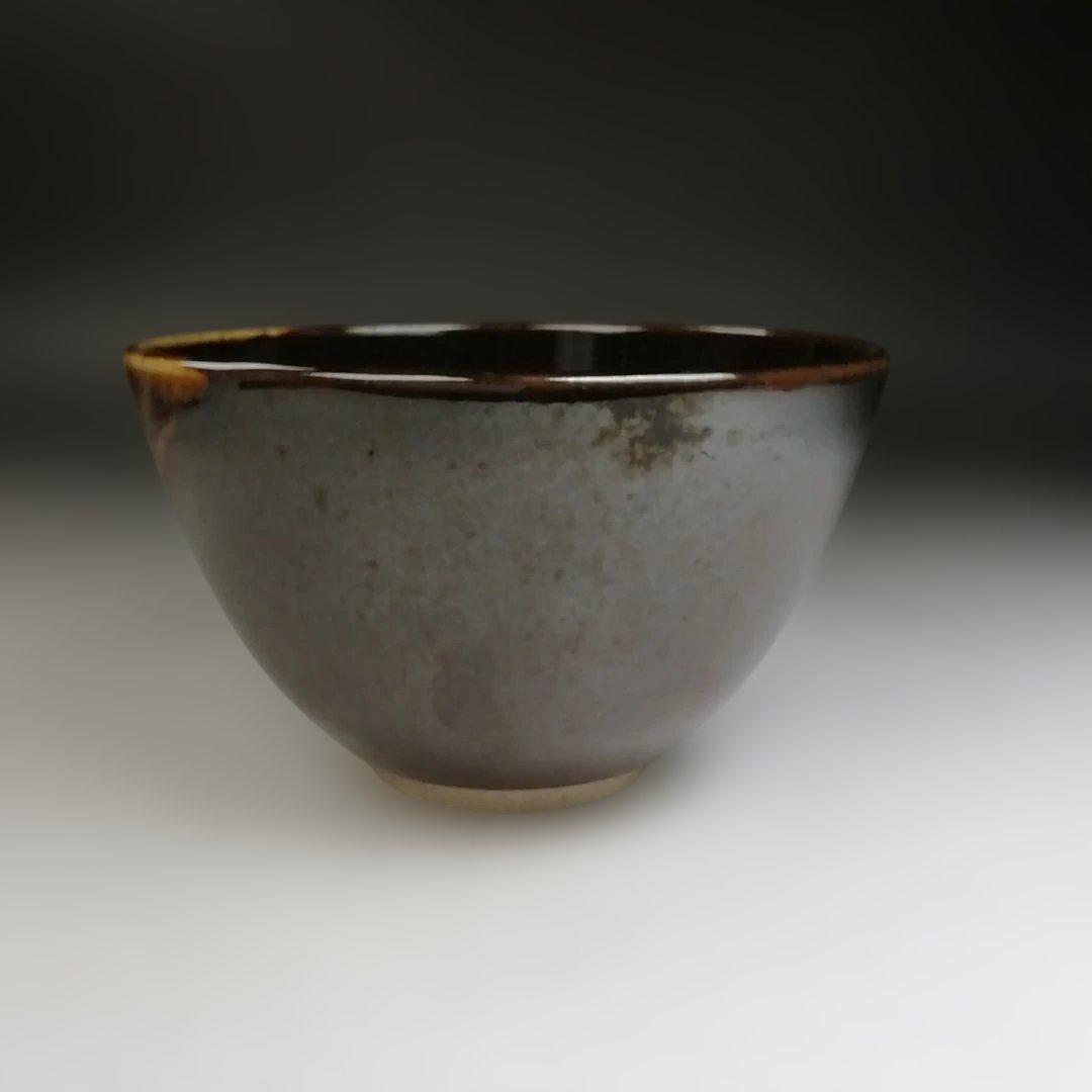 Zeze-yaki Chawan by Kagerou-en Kiln, Otsu — Signed Box