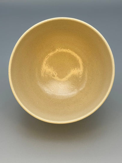 Ogata Shuhei Narcissus Iro-e Tea Bowl — Kyo-yaki Suisen Chawan from the Kenzan Lineage