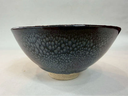 Kimura Yoshihiro Yuteki-yu Tea Bowl — Oil-Spot Glaze, Tomobako