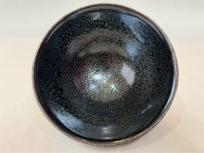 Kimura Yoshihiro Yuteki-yu Tea Bowl — Oil-Spot Glaze, Tomobako