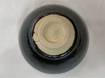 Kimura Yoshihiro Yuteki-yu Tea Bowl — Oil-Spot Glaze, Tomobako