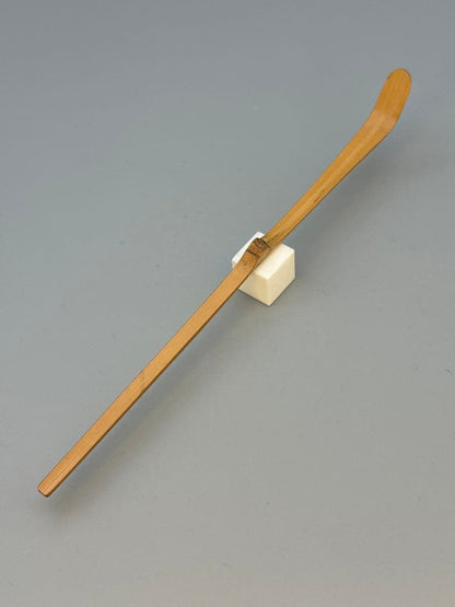 Historical Zen Bamboo Scoop by Oda Sesso, Motto: Buji (All is Well)